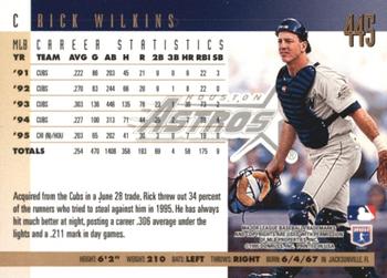 1996 Donruss - Press Proofs #445 Rick Wilkins Back