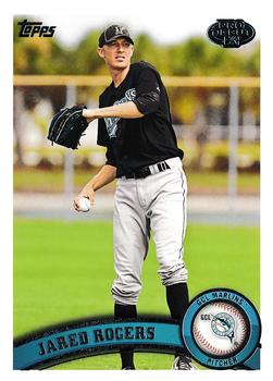 2011 Topps Pro Debut #34 Jared Rogers Front