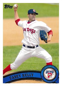 2011 Topps Pro Debut #67 Casey Kelly Front