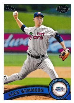 2011 Topps Pro Debut #74 Alex Wimmers Front