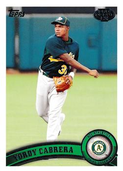 2011 Topps Pro Debut #96 Yordy Cabrera Front