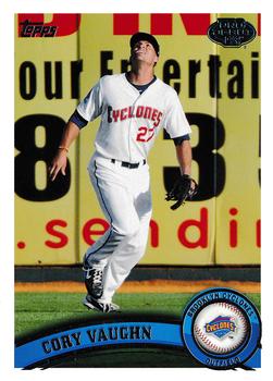 2011 Topps Pro Debut #205 Cory Vaughn Front