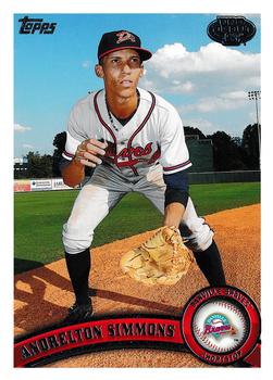 2011 Topps Pro Debut #207 Andrelton Simmons Front