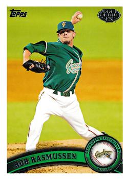 2011 Topps Pro Debut #229 Rob Rasmussen Front