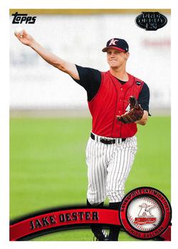 2011 Topps Pro Debut #256 Jake Oester Front