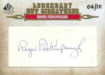 2011 SP Legendary Cuts #162 Roger Peckinpaugh Front