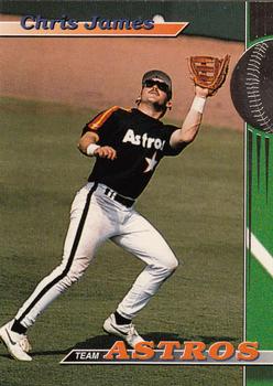 1993 Stadium Club Houston Astros #5 Chris James  Front
