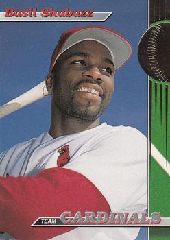 1993 Stadium Club St. Louis Cardinals #23 Basil Shabazz  Front