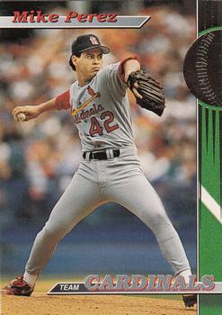 1993 Stadium Club St. Louis Cardinals #5 Mike Perez  Front
