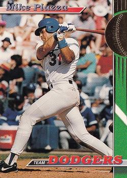 1993 Stadium Club Los Angeles Dodgers #6 Mike Piazza Front