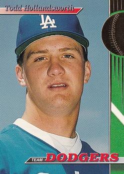 1993 Stadium Club Los Angeles Dodgers #28 Todd Hollandsworth Front