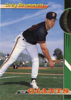 1993 Stadium Club San Francisco Giants #28 Greg Brummett  Front