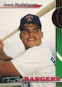 1993 Stadium Club Texas Rangers #10 Ivan Rodriguez  Front