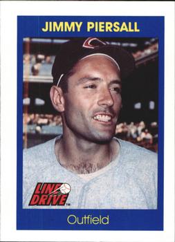 1991 Line Drive #20 Jimmy Piersall Front