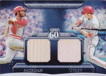 2011 Topps - Topps 60 Dual Relics #T60DR-10 Joe Morgan / Chase Utley Front