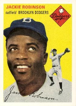 2011 Topps - 60 Years of Topps Original Back #10 Jackie Robinson Front