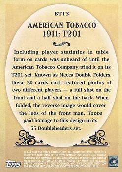 2011 Topps - Before There Was Topps #BTT3 American Tobacco 1911 T201 Back