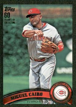 2011 Topps - Black #417 Miguel Cairo Front