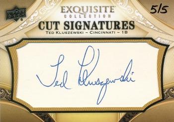 2011 SP Legendary Cuts - Exquisite Cut Signatures #E90 Ted Kluszewski Front