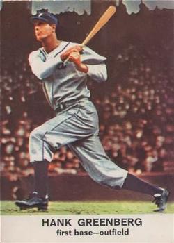 1961 Golden Press Hall of Fame Baseball Stars #4 Hank Greenberg Front