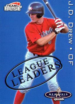 1999 Team Best Rookie - League Leaders #3 J.D. Drew Front