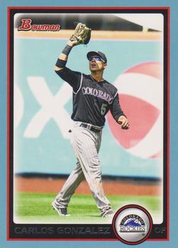 2010 Bowman - Blue #97 Carlos Gonzalez Front