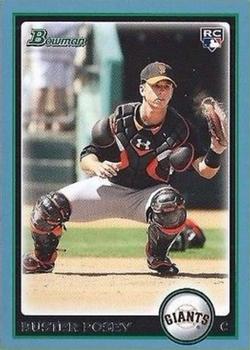 2010 Bowman - Blue #208 Buster Posey Front
