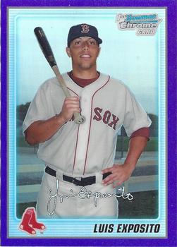 2010 Bowman - Chrome Prospects Purple Refractors #BCP21 Luis Exposito Front