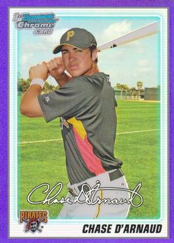 2010 Bowman - Chrome Prospects Purple Refractors #BCP51 Chase D'Arnaud Front