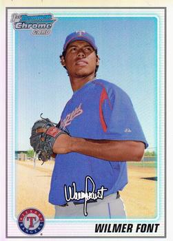 2010 Bowman - Chrome Prospects Refractors #BCP87 Wilmer Font Front