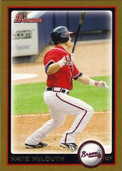 2010 Bowman - Gold #121 Nate McLouth Front