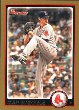 2010 Bowman - Gold #126 Clay Buchholz Front