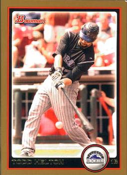 2010 Bowman - Gold #127 Todd Helton Front