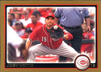 2010 Bowman - Gold #180 Joey Votto Front