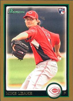 2010 Bowman - Gold #196 Mike Leake Front