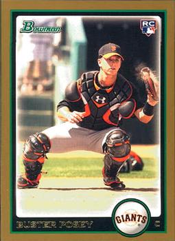 2010 Bowman - Gold #208 Buster Posey Front