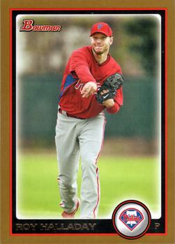 2010 Bowman - Gold #160 Roy Halladay Front