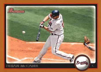 2010 Bowman - Orange #166 Brian McCann Front