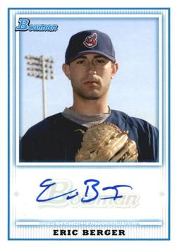 2010 Bowman - Prospect Autographs #BPA-EB Eric Berger Front