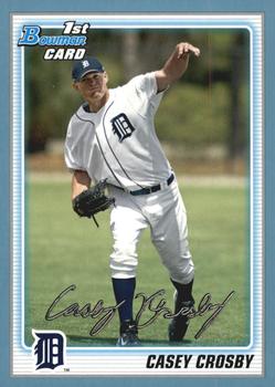 2010 Bowman - Prospects Blue #BP20 Casey Crosby Front