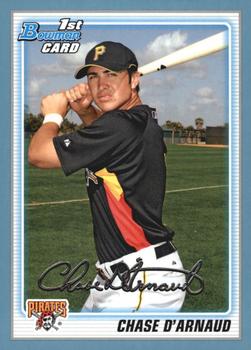 2010 Bowman - Prospects Blue #BP51 Chase D'Arnaud Front
