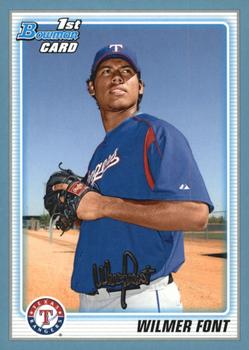 2010 Bowman - Prospects Blue #BP87 Wilmer Font Front