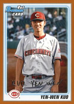 2010 Bowman - Prospects Orange #BP80 Yen-Wen Kuo Front