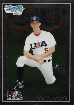 2010 Bowman Chrome - 18U USA Baseball #USA18-BC13 Phillip Pfeifer Front