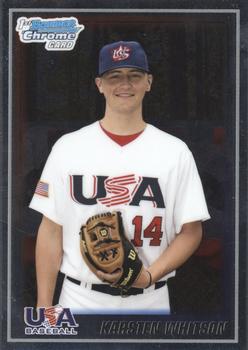 2010 Bowman Chrome - 18U USA Baseball #USA18-BC19 Karsten Whitson Front