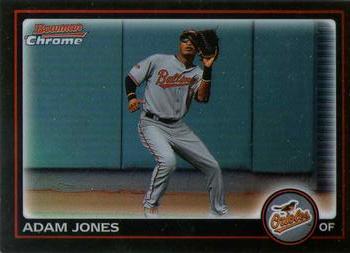 2010 Bowman Chrome - Refractors #144 Adam Jones Front