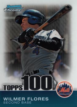 2010 Bowman Chrome - Topps 100 Prospects #TPC29 Wilmer Flores Front