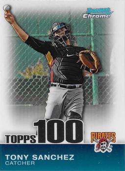 2010 Bowman Chrome - Topps 100 Prospects #TPC31 Tony Sanchez Front