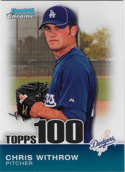 2010 Bowman Chrome - Topps 100 Prospects #TPC36 Chris Withrow Front