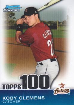 2010 Bowman Chrome - Topps 100 Prospects #TPC58 Koby Clemens Front